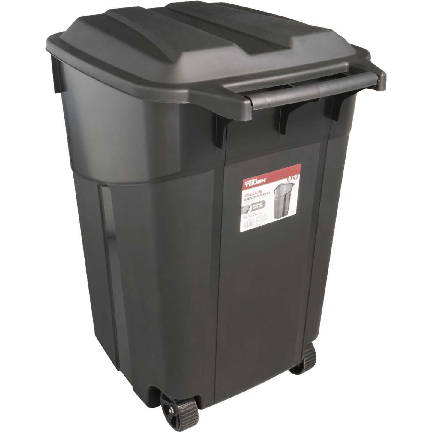 United Solutions 45 Gal. Plastic Wheeled Outdoor Trash Can